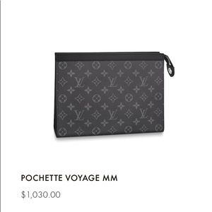 Louis Vuitton Pochette Voyage MM Eclipse Monogram